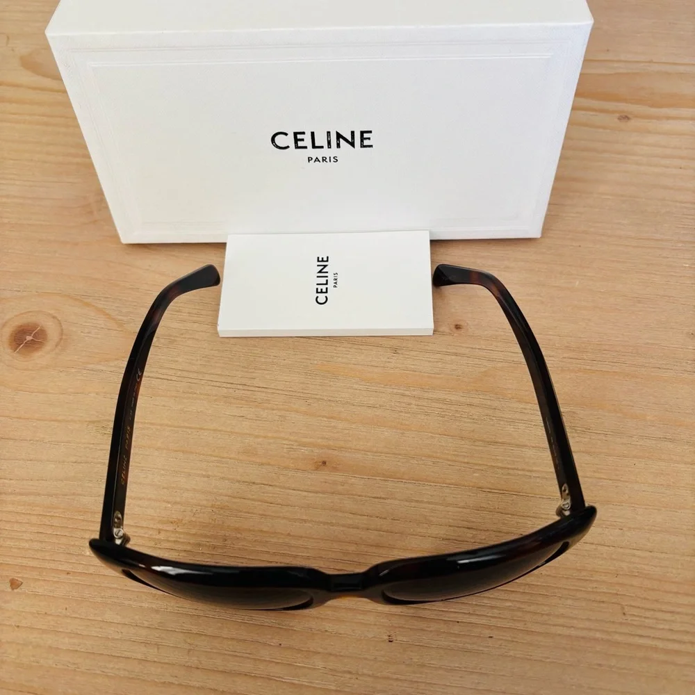 Celine Paris CL400731 53F Tortoise Gradient Authentic‎ Sunglasses w/ Box 60mm 19